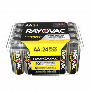 Rayovac Ultra Pro Alkaline AA Batteries (24-Pack)